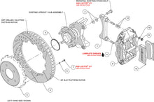 Load image into Gallery viewer, 1993 - 1995 Mazda Forged Narrow Superlite 6R Big Brake Front Brake Kit (Hat) - 140-11963
