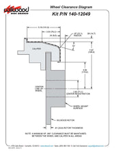 Load image into Gallery viewer, Combination Parking Brake Caliper 1Pc Rotor Rear Brake Kit - 140-12049
