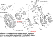 Load image into Gallery viewer, 1960 - 1982 Buick, Chevrolet, Ford, GMC, Mercury, Oldsmobile, Pontiac Forged Narrow Superlite 6R Big Brake Front Brake Kit (Hub and 1PC Rotor) - 140-12271
