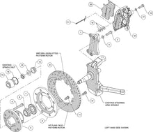 Load image into Gallery viewer, 1955 - 1957 Chevrolet Forged Dynalite Big Brake Front Brake Kit (Hub) - 140-12306

