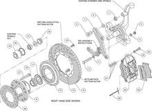 Load image into Gallery viewer, 1959 - 1964 Chevrolet Forged Dynalite Pro Series Front Brake Kit - 140-12458
