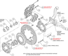 Load image into Gallery viewer, 1963 - 1970 Ford, Mercury Forged Dynapro 6 Big Brake Front Brake Kit (Hub) - 140-12947
