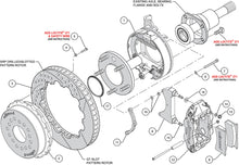 Load image into Gallery viewer, 1964 - 1974 Buick, Chevrolet, Oldsmobile, Pontiac Forged Narrow Superlite 4R Big Brake Rear Parking Brake Kit - 140-12964
