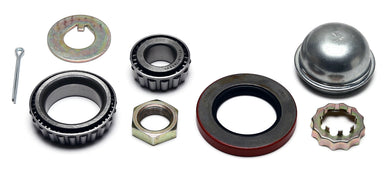 a kit that includes bearings, seals, locknuts, and caps