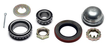 Load image into Gallery viewer, a kit that includes bearings, seals, locknuts, and caps
