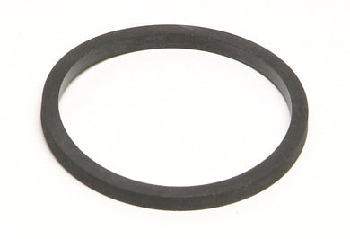 A single square shaped o-ring on a white background