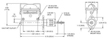 Load image into Gallery viewer, Master cylinder drawing with dimensions
